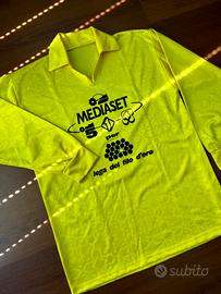 Maglia da calcio Mediaset Rara Archivio Autentica