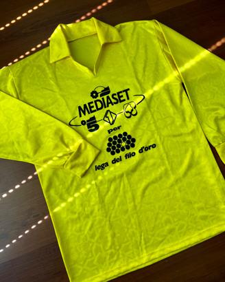 Maglia da calcio Mediaset Rara Archivio Autentica