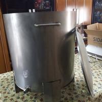 Pentola artigianale in acciaio inox da 100 litri