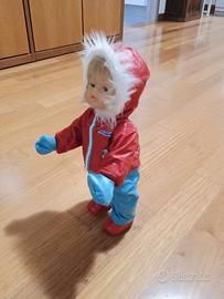 Ciccio bello che çammina sulla neve