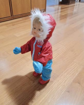 Ciccio bello che çammina sulla neve