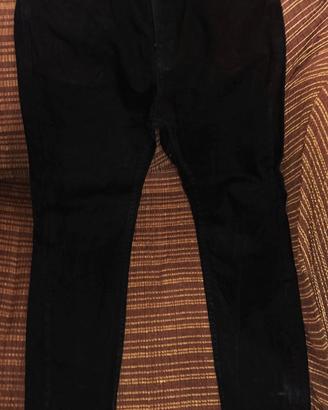 Pantaloni PULL & BEAR Carrot Fit neri mis. 44 Nuov