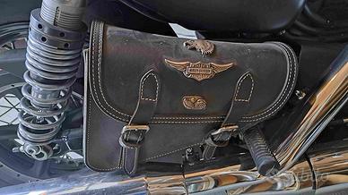 Borsa cuoio laterale Harley-Davidson