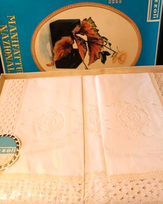 Lenzuolo corredo sposa anni 50/60