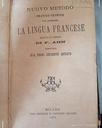 Per imparare la lingua francese 