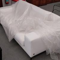 Divano BUSNELLI bianco misura 214.