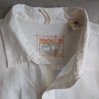 Camicia uomo lino bianco TIMBERLAND L/G