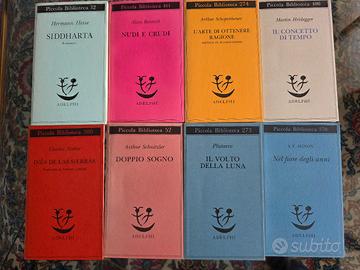 8 libri "Piccola Biblioteca Adelphi"