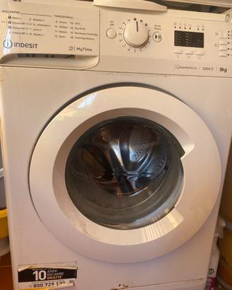 lavatrice indesit 9 kg my time