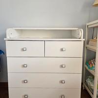 Mobile fasciatoio con cassetti