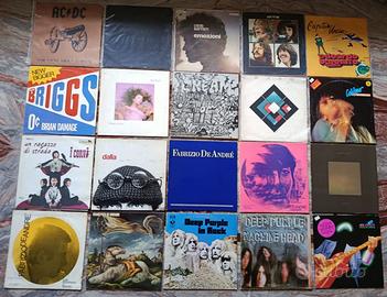 Vinili LP De André Pink Floyd Beatles Kraftwerk...