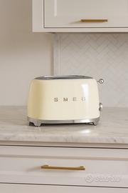 Tostapane Smeg - nuovo, crema, design anni '50