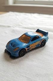 Hot Wheels Mazda RX-7 Blu Metallizzato Modellino