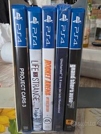 STOCK34 GIOCHI PS4 5 GIOCHI