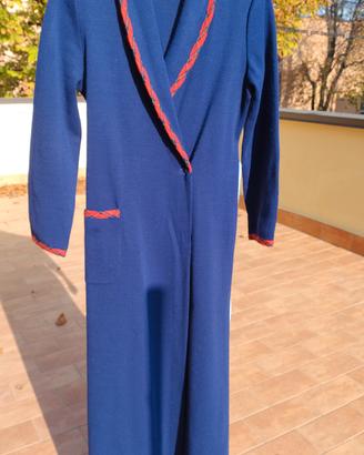Vestaglia invernale blu Kentelle - vintage anni 70