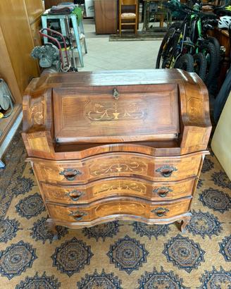 Console 1900 intarsiata