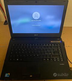 Acer TravelMate 15 pollici hd500gb ram 4gb w11