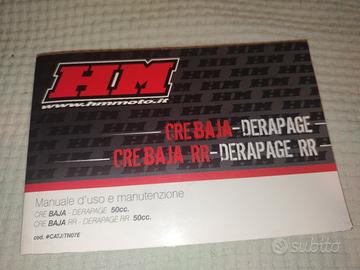 Libretto uso e manutenzione HM CRE BAJA 50