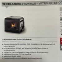 Caminetto a pellet 11,8 kw Palazzetti