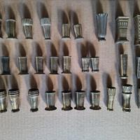 Puntali in ottone per sedie e mobili vintage