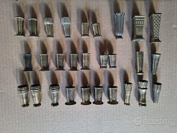 Puntali in ottone per sedie e mobili vintage