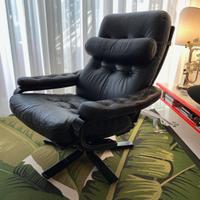 Poltrona De Sede originale anni 70 con poggiapiedi