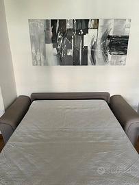 DIVANO LETTO MATRIMONIALE IN TESSUTO DITTA AERRE