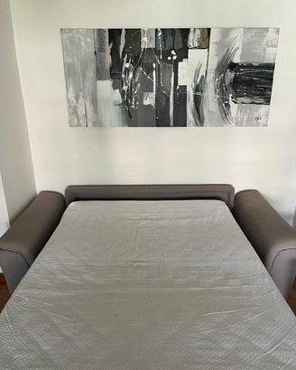 DIVANO LETTO MATRIMONIALE IN TESSUTO DITTA AERRE