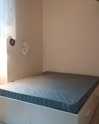 Letto contenitore  matrimoniale MALM bianco