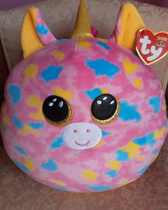 Cuscino pelusche Ty Unicorno