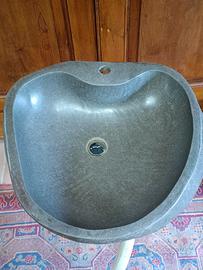 Lavandino in pietra a forma di cuore - nuovo