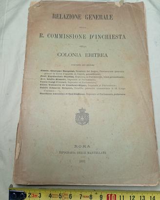 1891-relaz. generale commissione inchiesta eritrea