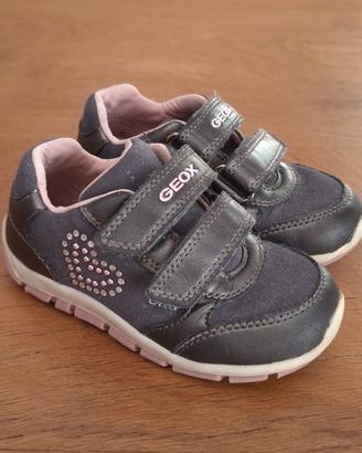 Sneakers bimba Geox Heira n. 24 – Grigio/Rosa
