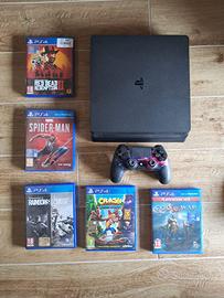 Playstation 4 completo con 5 giocchi