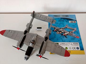 Cobi set P-38L Lightning, compatibile con Lego