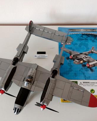 Cobi set P-38L Lightning, compatibile con Lego