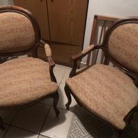 2 poltroncine antiche
