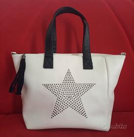 Borsa con stella e tracolla 
