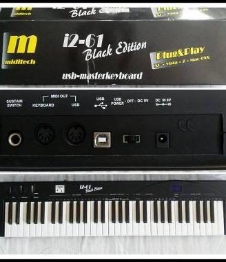 MIDITECH 2-61 keyboard black edition