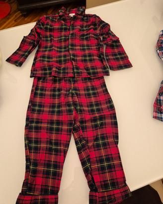 Coppia di  pigiami natalizi da bambino 