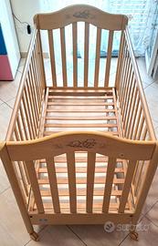 Lettino Pali, modello Melody, con materasso