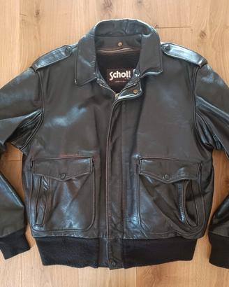 giubbotto pelle schott vintage 