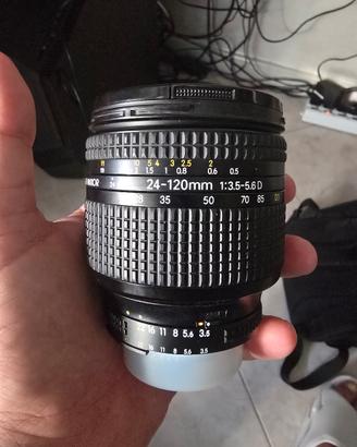 Nikon 24-120mm AF-D + Nikon HB-11