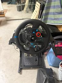 Volante logitech e supporto