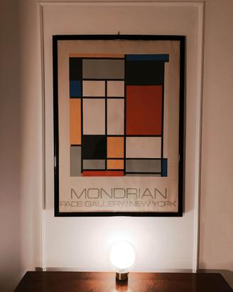 Poster Mondrian originale Pace Gallery anni '70