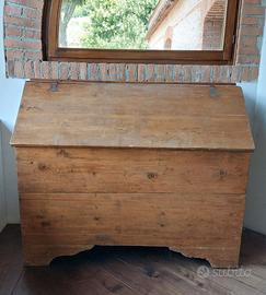 Madia in legno autentica primi  '900 -135X110HX50P