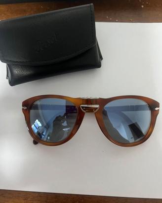 Persol Steve Mc Queen lente celeste