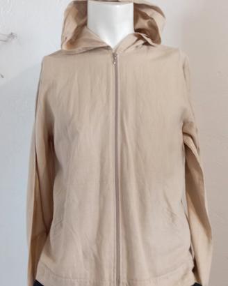 Felpa vintage con cappuccio misto lino - tg. L