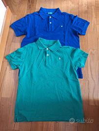 2 Polo Benetton maniche corte