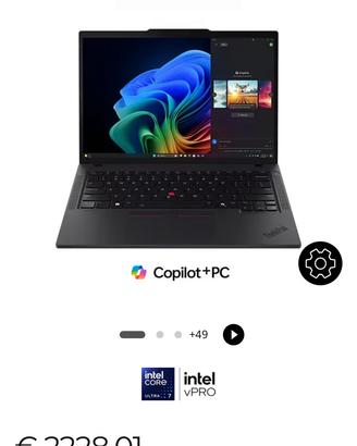 (NUOVO) Notebook Lenovo T14 Gen6 - 32GB / Ultra 7